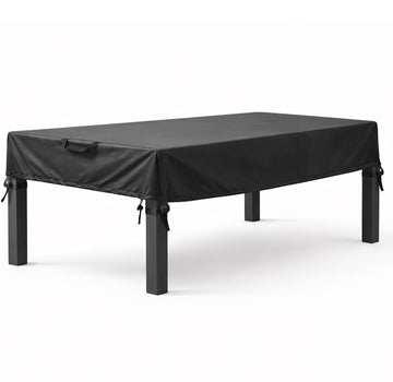 Patio Rectangle Table Covers, Waterproof Patio Furniture Covers, UV Resistant Outdoor Cover for Rectangular Table