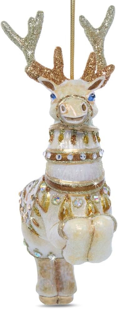 Blitzen Glass Ornament - SDH20106-250