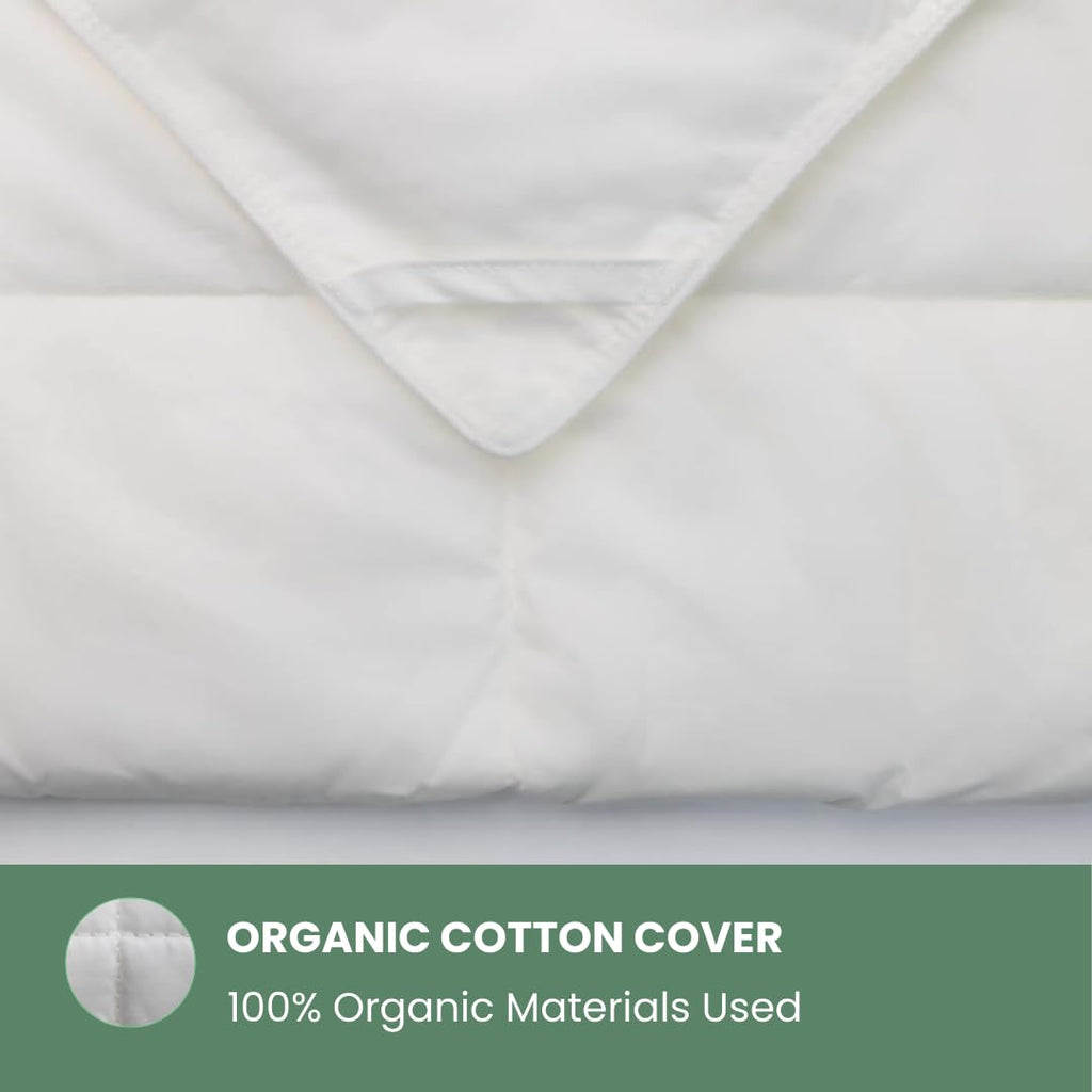 King Size Rayon derived from Bamboo Comforter with Organic Cotton Cover