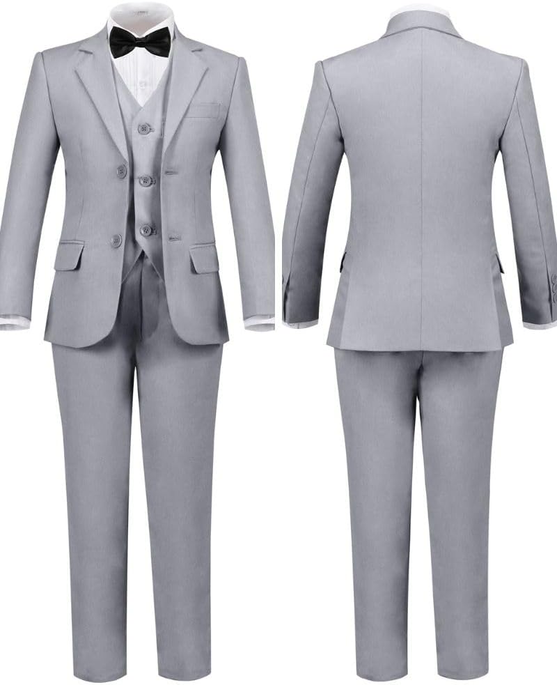 Boys Suit for Kids Formal Slim Fit Tuxedo Suits Ring Bearer Outfit