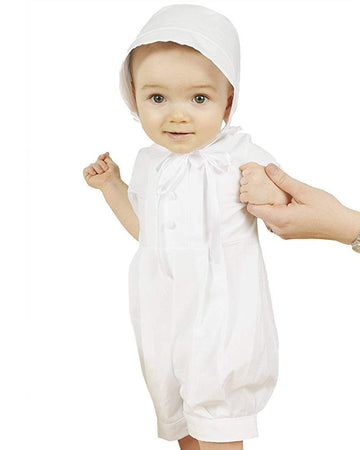 Tyler Cotton Christening Baptism Blessing Outfit for Boys