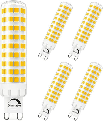 Dimmable G9 LED Bulb 10W, 100W Halogen Equivalent,1200 Lumens,3000K