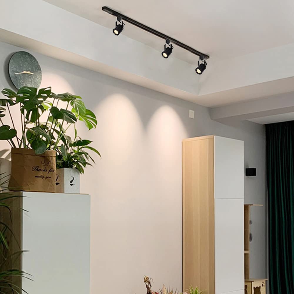 12 Pack LED Track Light Heads,7W H Type Track Lighting Heads for Ceiling Spotlight Wall Art Exhibition
