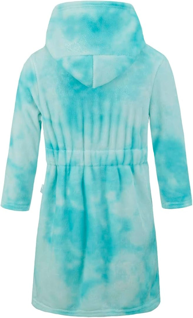 Boys Girls Robes Kids Hooded Sleepwear Soft Fleece Bathrobes Cute Housecoat Gowns