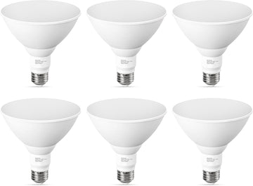 Soft White PAR38 LED Flood Light Bulbs Outdoor, 3000K Warm Glow, 13W, 100W Equivalent, 1050 Lumens, Dimmable