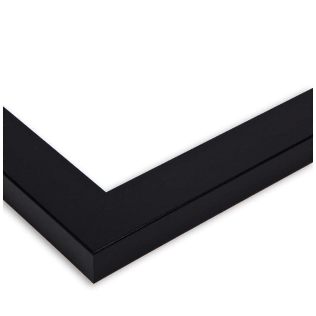 23x40 Inch Black Picture Frame, This 1.2500 Inch Custom Poster Frame is Black - Comes with Acrylic and Corrugated