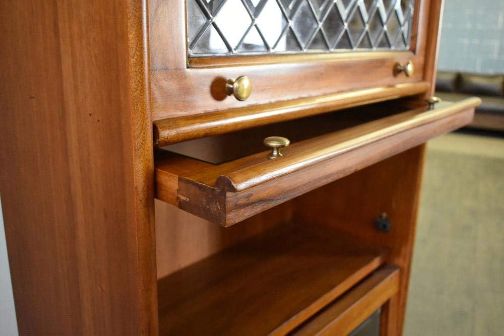 Legacy 4 Stack Barrister Bookcase - Light Brown Walnut