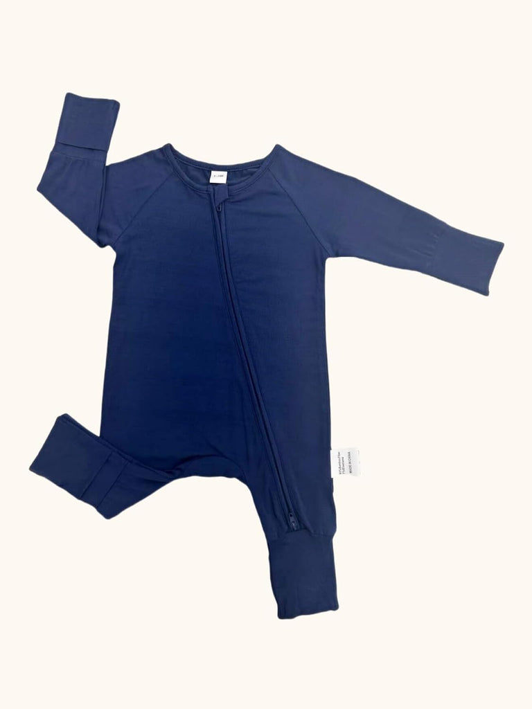 Bamboo Rayon Baby Pajamas, Zip Rompers for Boys and Girls
