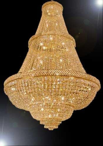 French Empire Crystal Chandelier Lighting H72" X W50" - Perfect For An Entryway Or Foyer - A500-448/48