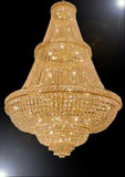 French Empire Crystal Chandelier Lighting H72" X W50" - Perfect for Entryway or Foyer