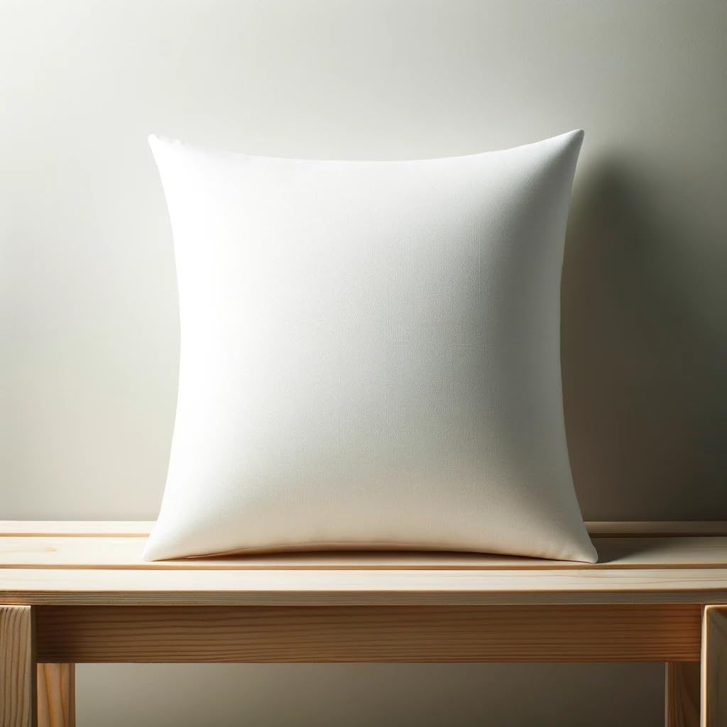 20 x 20 inches Pillow Inserts Hypoallergenic Brushed Microfiber Liner Down Alternative Filled Square - Set of 6