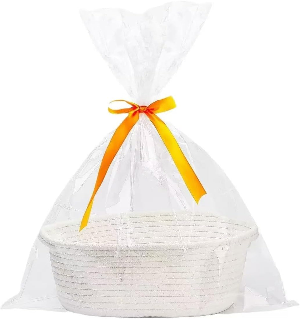 Gift Set for Girls Boys -Diaper Caddy Organizer Basket with 2 Blankets, 1 Taggie, 1 Lovey, 3 Socks,2 Baby Bodysuits,1