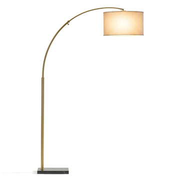 Inspired Arco Style Logan Arc Floor Lamp, Bright Standing Lamp s, Offices & Bedrooms, Modern Living Room Décor, Tall Hanging Floor Lamp