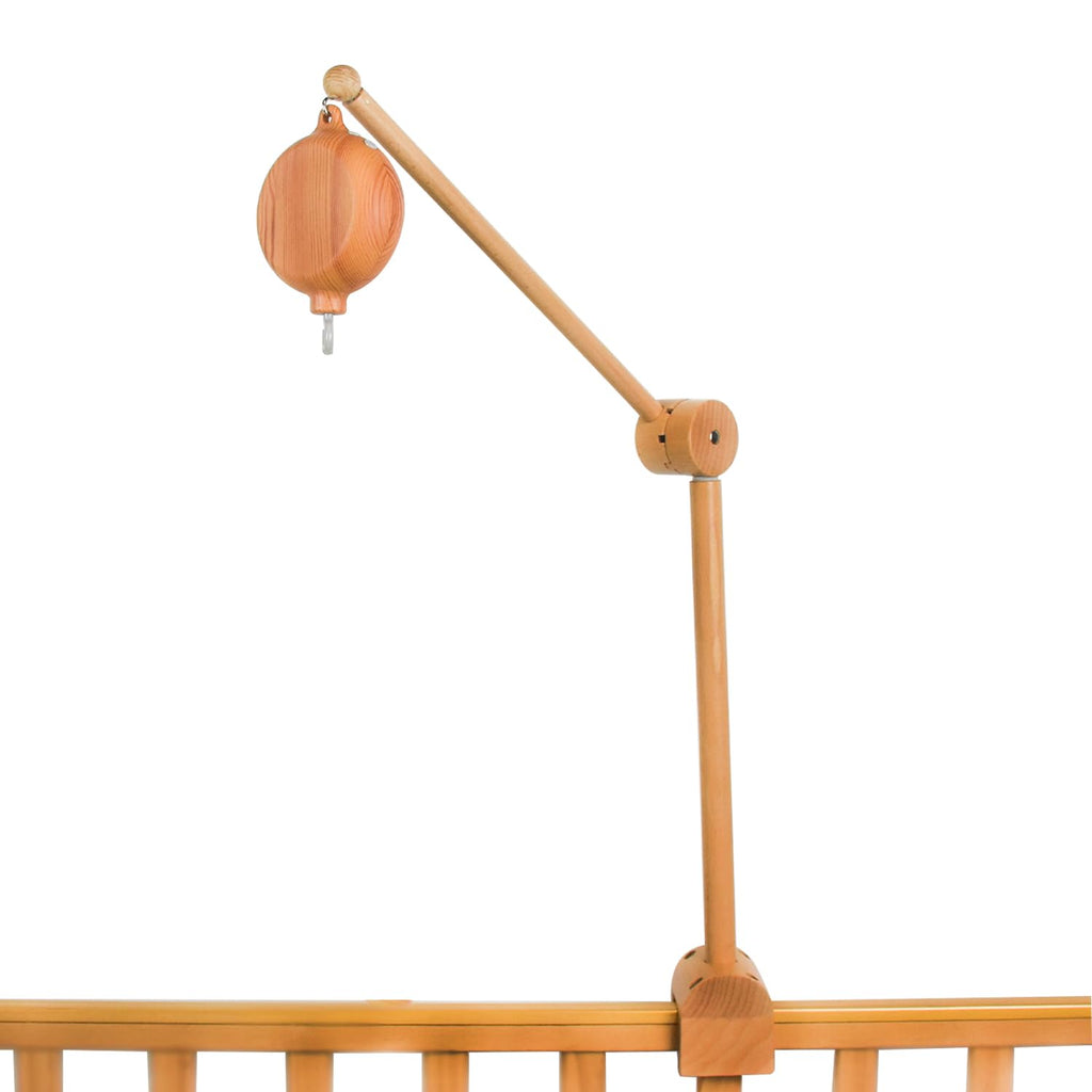 Baby Crib Mobile Hanger & Holder, 26 Inch 360° Rotating Wood