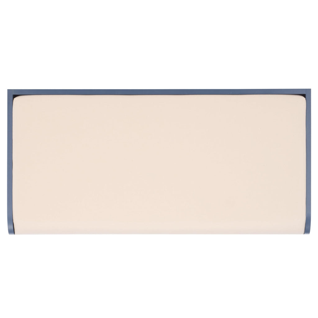 Freddy Wood Storage Bench, 33" Farmhouse Blue