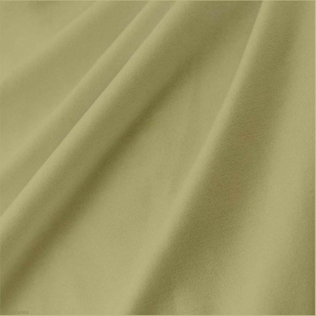 Three Quarter Sheets (48 x 80) - Sage Solid, 4 Piece Camper Sheet Set, 100% Egyption Cotton, 8 Inch Deep Pocket