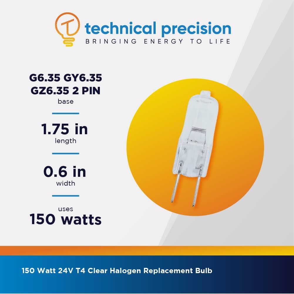 TP FDV 22-24V 150W T4 Halogen Bulb for Medical Illumination 3042 - 1 Pack