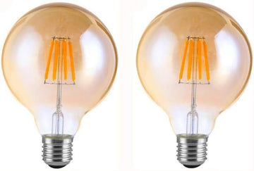 G95 LED Vintage Filament Bulb G30/G95 6W Dimmable Edison Antique LED Filament Globe Light Bulb,G95,6W(60 Watts
