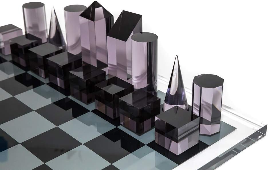 Bello Games New York's Luxury Contemporary Acrylic Chess Set