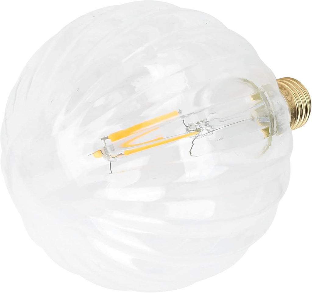 G125 Vintage LED Bulb 4W Watermelon‐Shape LED Filament Bulb E27 Base for Restaurant Bar Coffee Shop Warm Light