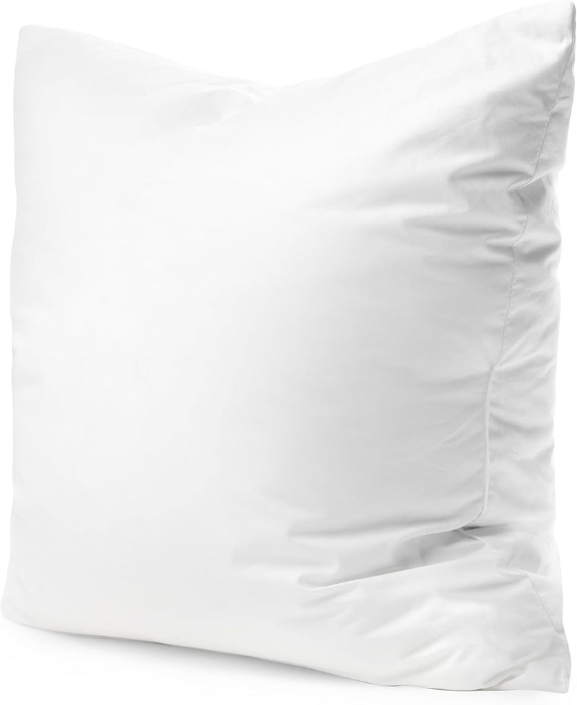 Down Alternative Throw Pillow Insert | 100% Cotton 250TC Shell | Medium Loft Decorative Cushion | 20x20 | 1 Pack