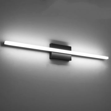 LED Bathroom Vanity Light Bar 36 Inch 20W Black IP44 Over Mirror Lighting Fixture Wall Sconce Indoor Modern Cool