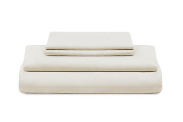 Cotton Sheets Set - 100% GOTS Certified Organic Cotton, Chemical-Free, 400 Thread Count, Deep Pocket, Soft