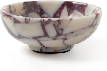 Luxury Natural Marble Catchall Bowl, Jewelry Dish Trinket Tray Home Decor