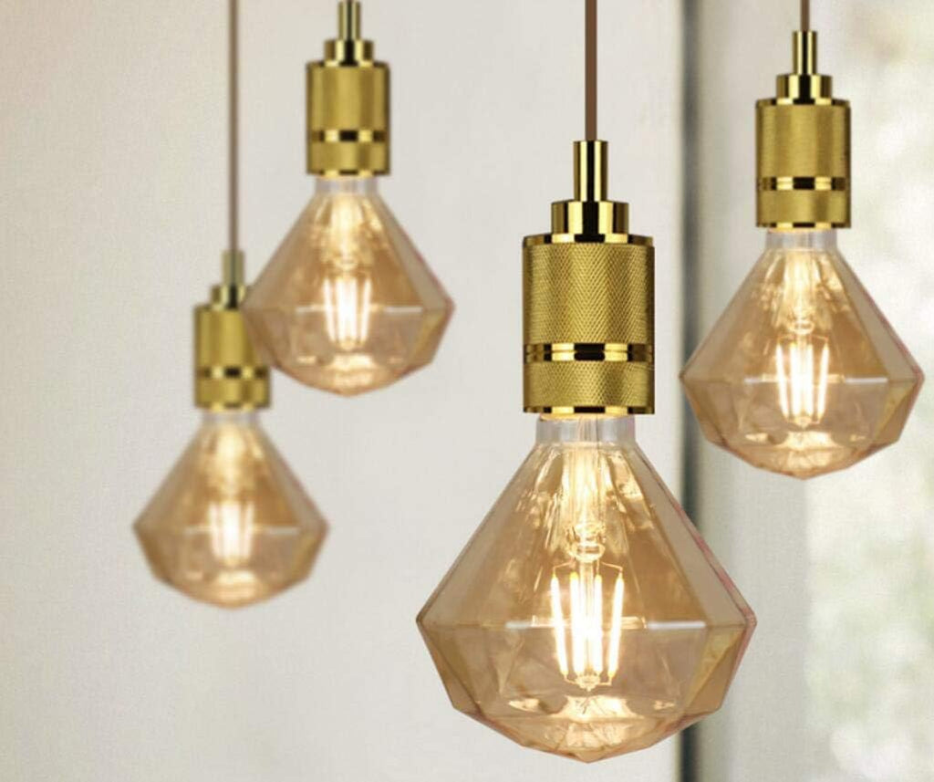 6W Dimmable LED Vintage Filament Bulb G30/G95 6W(60 Watts Equivalent) LED Globe Light Bulb, E26/E27 Base,Warm White