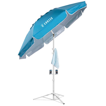 Shade Umbrella, Premium Portable Umbrella with Stand, 6.5ft Lightweight Free Standing Canopy for Sporting Games
