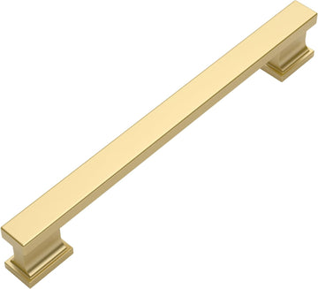 10 Pack Brushed Gold Cabinet Pulls 5 Inch(128mm) Hole Center Kitchen Cabient Hardware Gold Cabinet Handles Drawer Pulls