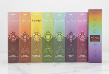 Incense Sticks Variety Pack Natural Masala Incense Sticks, 7 Chakra Sandalwood Incense for Meditation, Yoga &