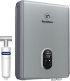 18kW Electric Tankless Whole House Water Heater, 4.2 GPM Instant Hot Water on Demand, 240V