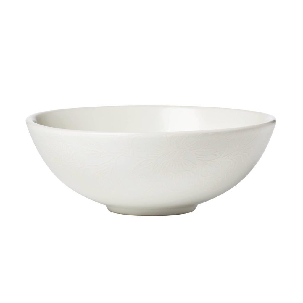 Roseto 12-Piece Dinnerware Set, White