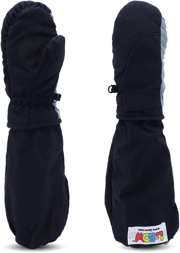 Kids Mittens + Super Soft Easy Entry Style for Kids Mittens + Waterproof Stay On Design