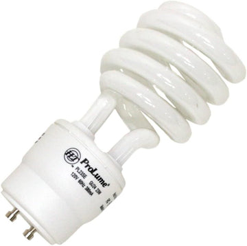 23 Watt GU24 Base Spiral Compact Fluorescent Light Bulb, 4100K