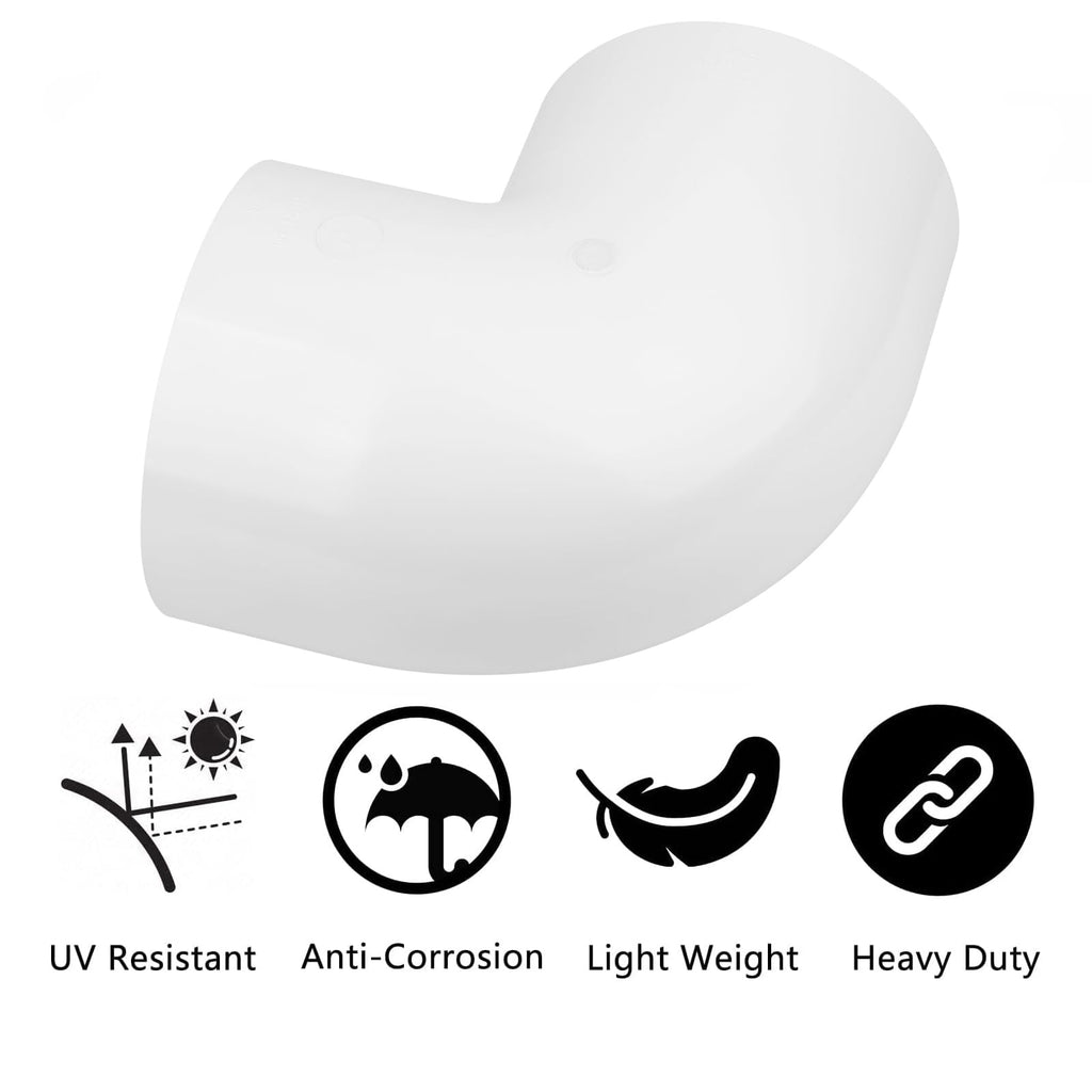 6 Inch 90 Degree Elbow 2 Way Right Angle PVC Pipe Fitting