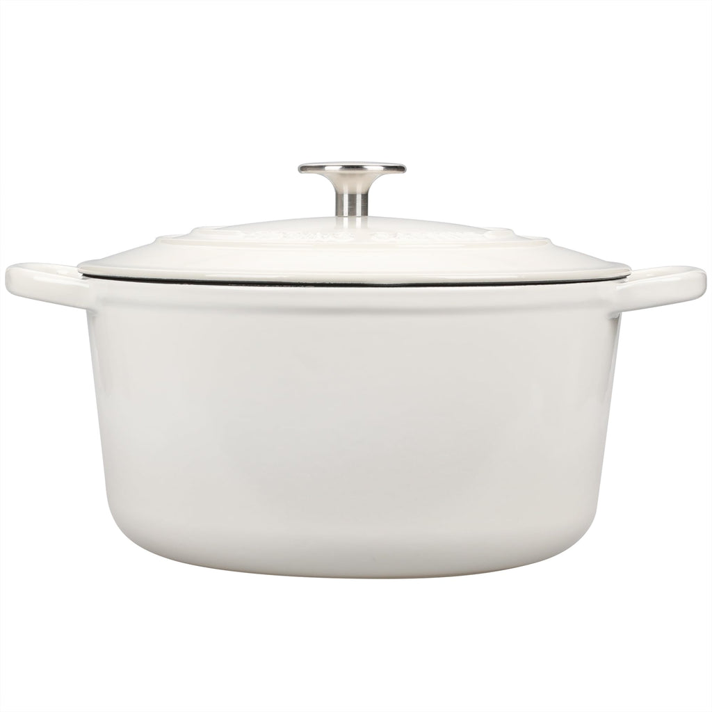 Enameled Cast Iron Dutch Oven with Sourdough Bread Baking Kit, Bread Dutch Oven with Lid, Includes Proofing Basket &