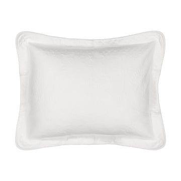 Charleston King Charles Modern Farmhouse Floral Matelasse Decorative Pillowcase, 100% Cotton Breathable Bedding
