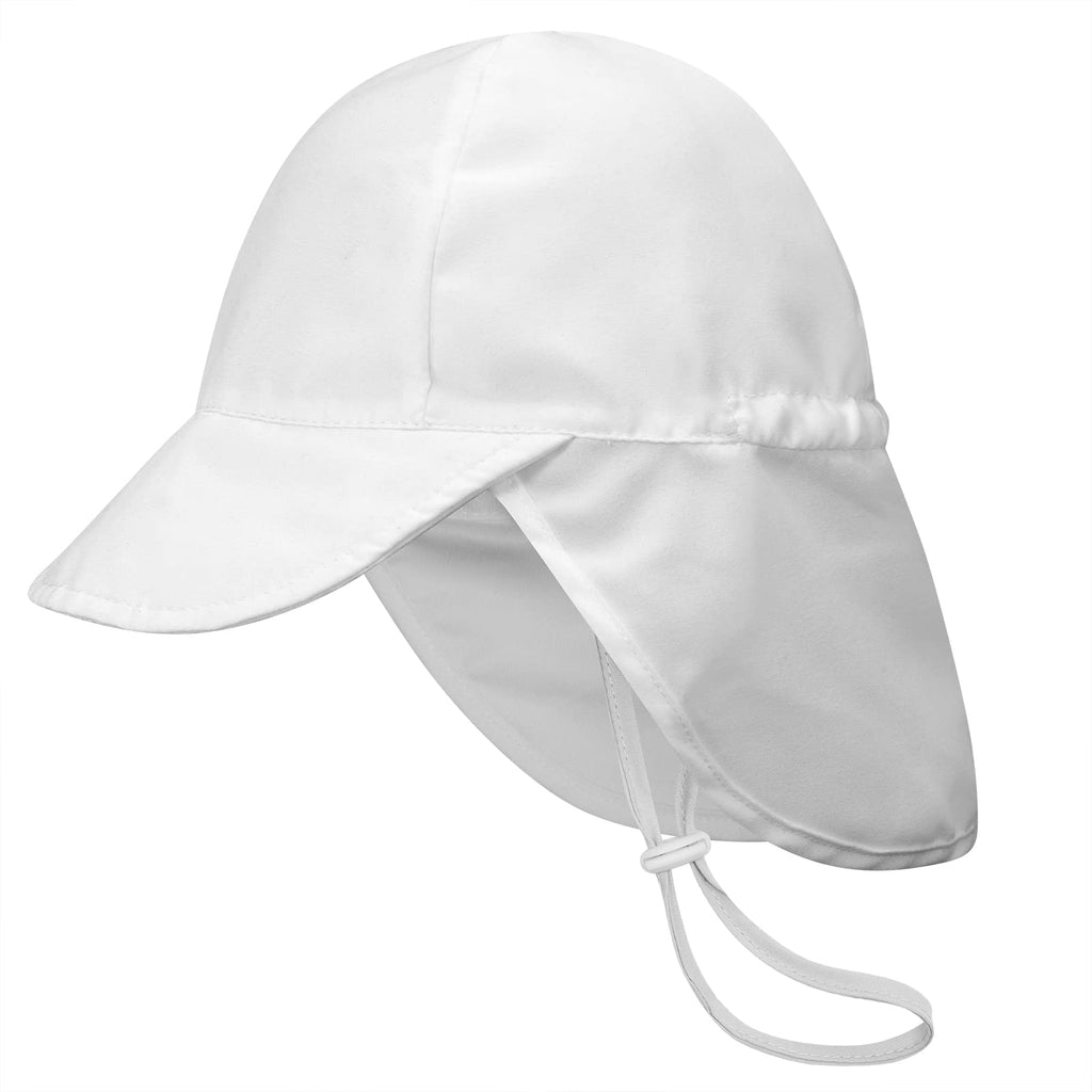 2 Pack Infant Sun Hat UPF 50+ 0-3, Aqua/White