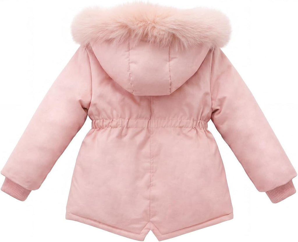 Girl Winter Coat Heavyweight Hooded Puffer Jacket Kid Parka Outwear