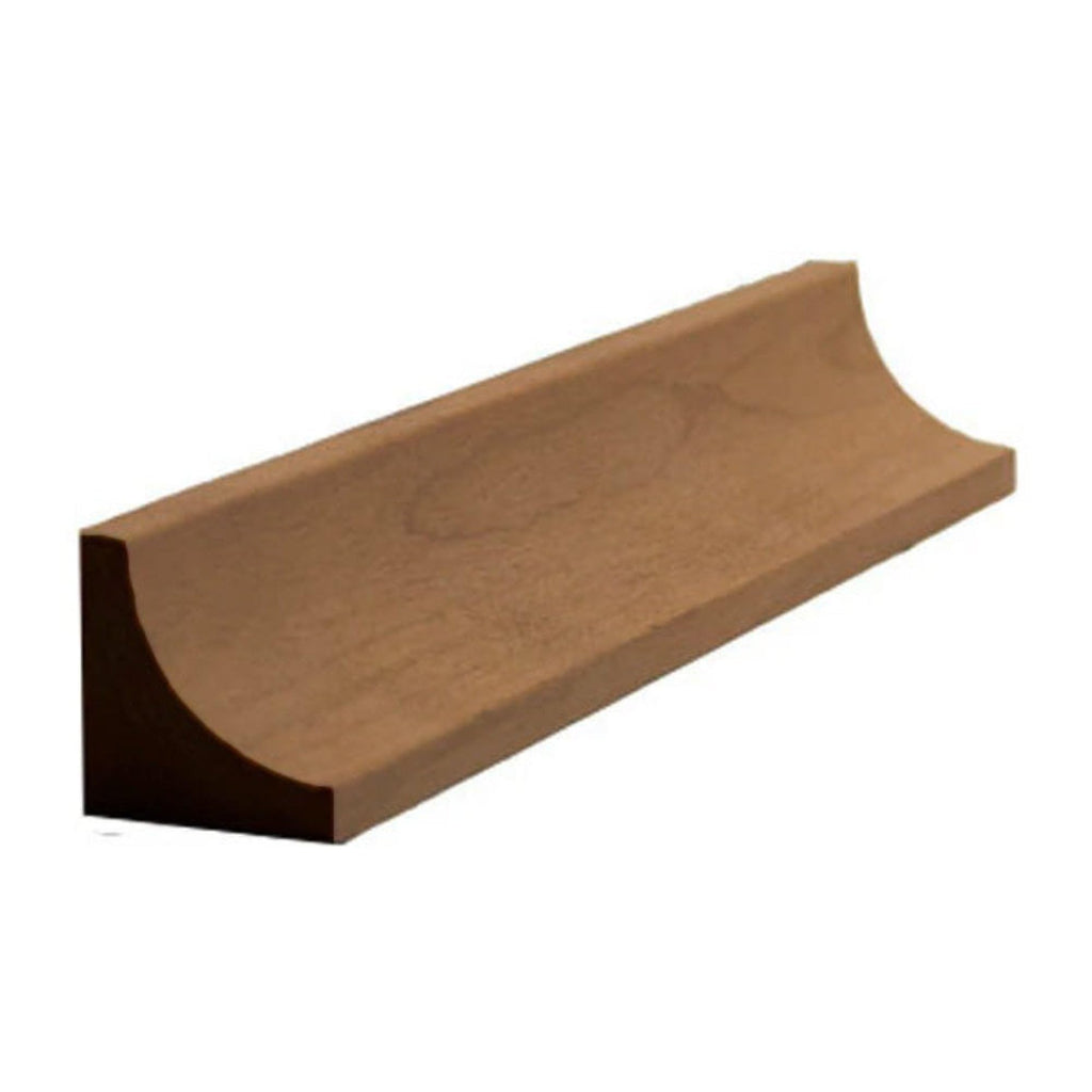 Cove Molding 3/4" x 3/4" Trim. Unfinished, Walnut, 94"