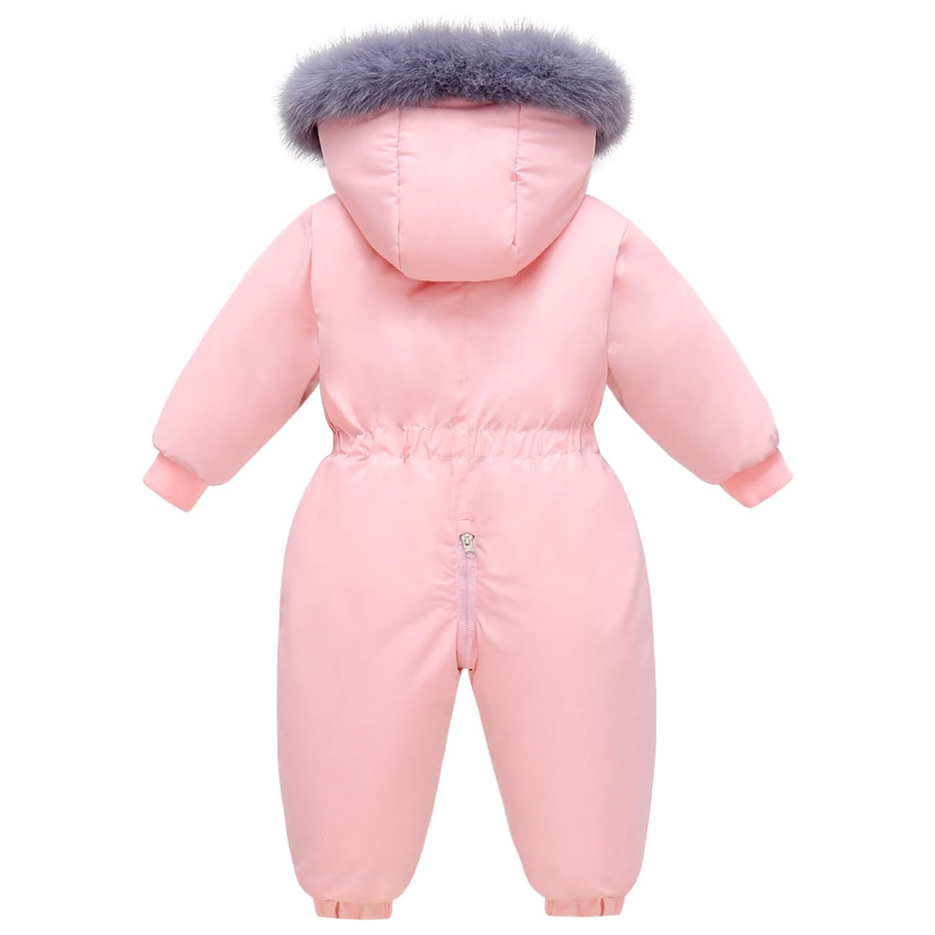 Toddler Girl Fleece Snowsuit Coat Baby Winter Clothes Kid Snow Suit Jacket