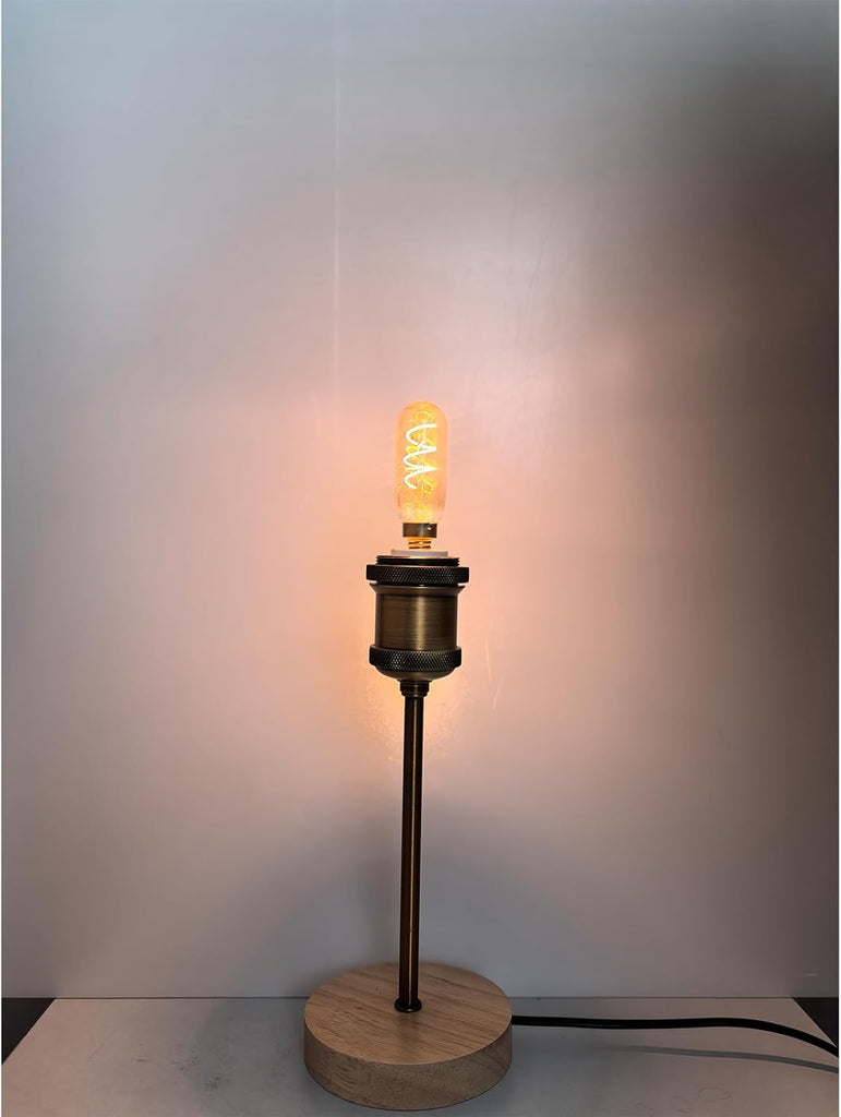 Dimmable LED Edison Candelabra Bulb E12 Spiral Filament 4W 2200K Amber Glass 6-Pack