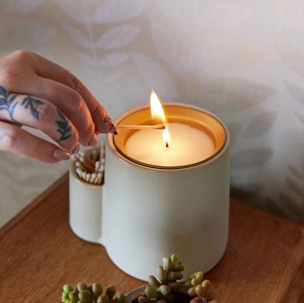 Ember Earth Soy Candle Planter - 8Oz w/50hr Burn -Pollination