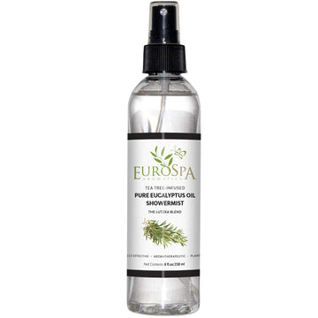 Eucalyptus Oil ShowerMist and Steam Room Spray, All-Natural Premium Aromatherapy Essential Oils - Tea Tree Infused