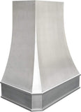 Stainless Steel Wall Mount Range Hood 4 Speed LED Lights