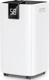 4,000 Sq.ft Dehumidifier for Basement, 45 Pint Dehumidifiers for Home with Drain Hose, Smart Humidity Control