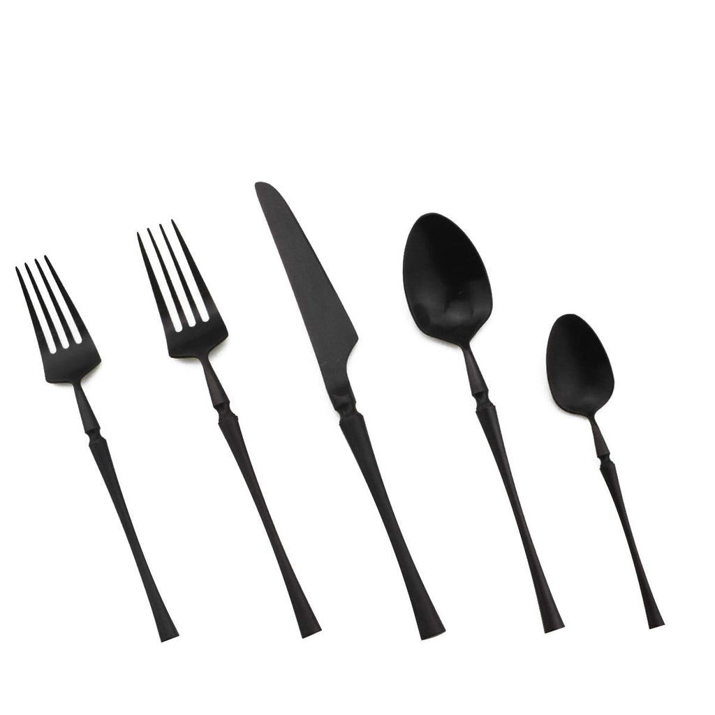 Unique & Beautiful Flatware Set - 20 Piece Iridescent Silverware Sets | 18/10 Stainless Steel Reusable Cutlery Set