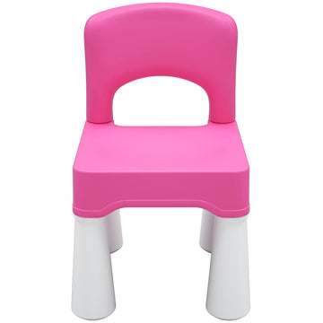Sturdy Ergonomic Toddler Chair: 9.3in seat, 3+ Years, Pink, in/Out